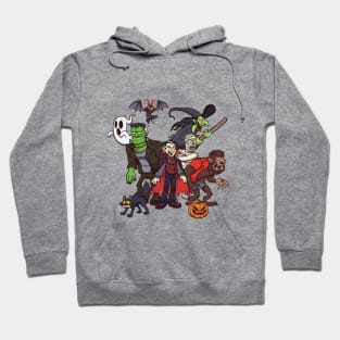 Classic Halloween Characters Hoodie